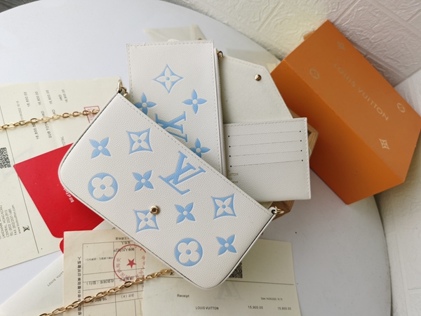 LVコピーウォレット素材ディテール